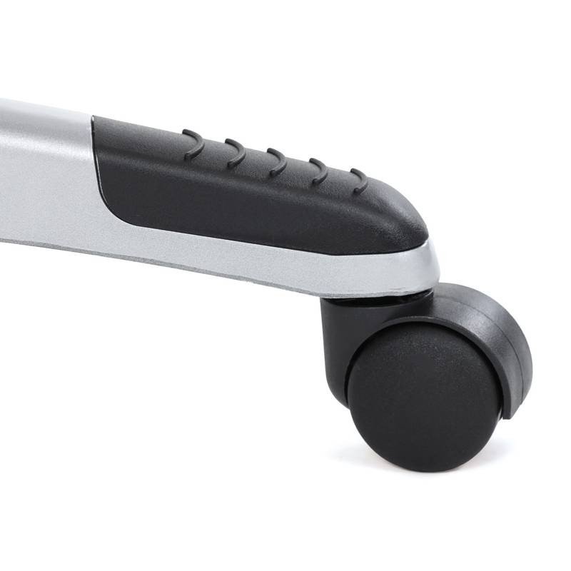 Autronic - Křeslo kancelářské, šedá ekokůže, houpací mechanismus - KA-F1218 GREY NOVINKA