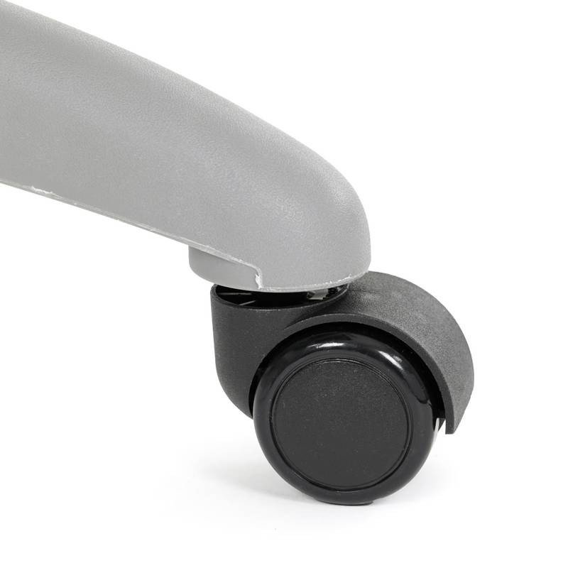 Autronic - Kancelářská židle, tmavě šedá síťovina, šedý plast, kolečka na tvrdé podlahy - KA-K2008 GREY AKCE