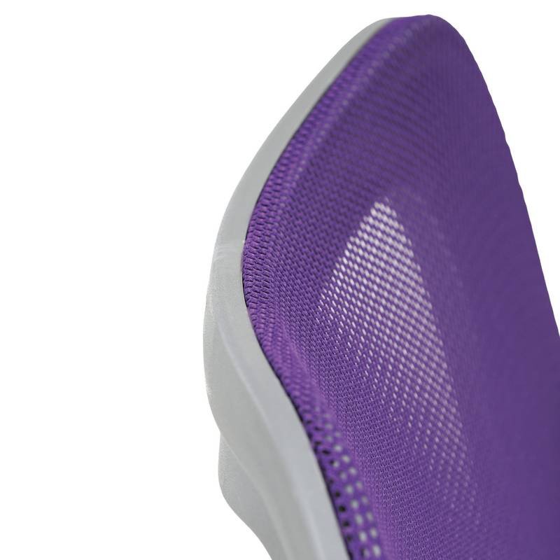 Autronic - Kancelářská židle, fialová síťovina, šedý plast, kolečka na tvrdé podlahy - KA-K2008 PUR AKCE