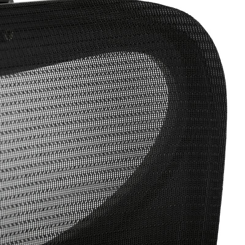 Autronic - Kancelářská židle, šedá síťovina, šedý plast, kolečka na tvrdé podlahy - KA-K2081 BK