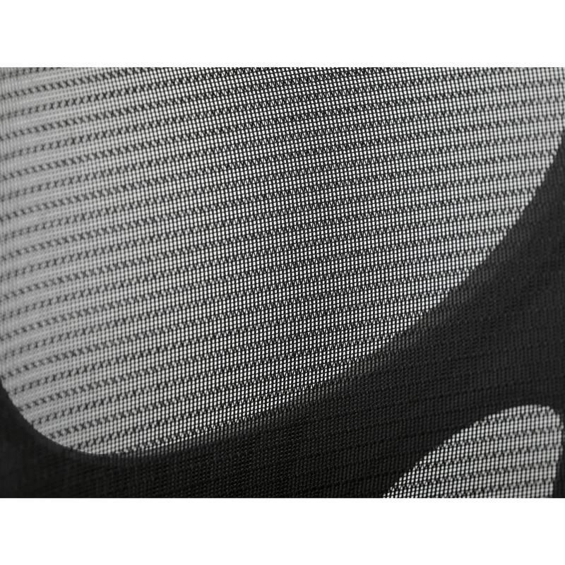 Autronic - Kancelářská židle, šedá síťovina, šedý plast, kolečka na tvrdé podlahy - KA-K2081 BK