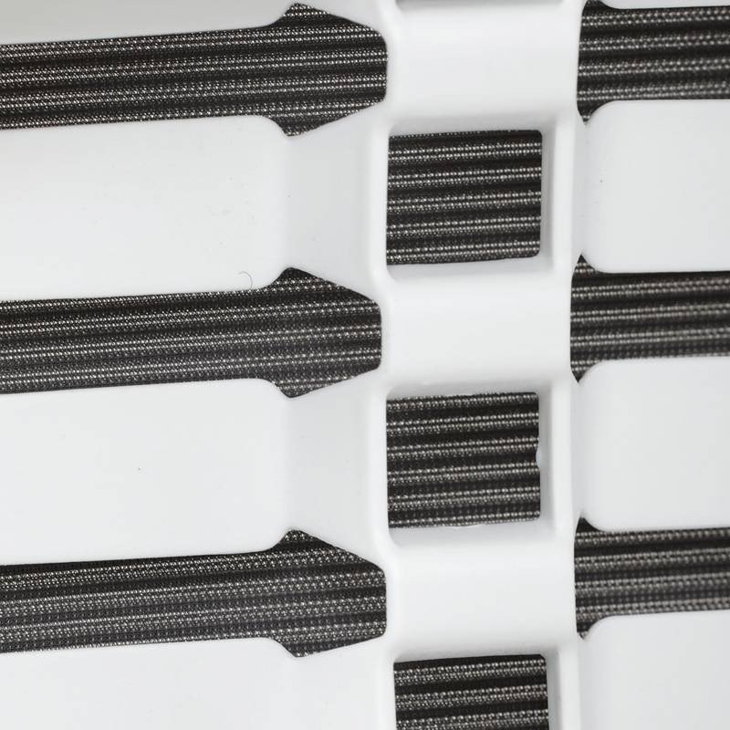 Autronic - Židle kancelářská, tmavě šedá síťovina MESH, bílý plast, plastový kříž - KA-S247 WT AKCE