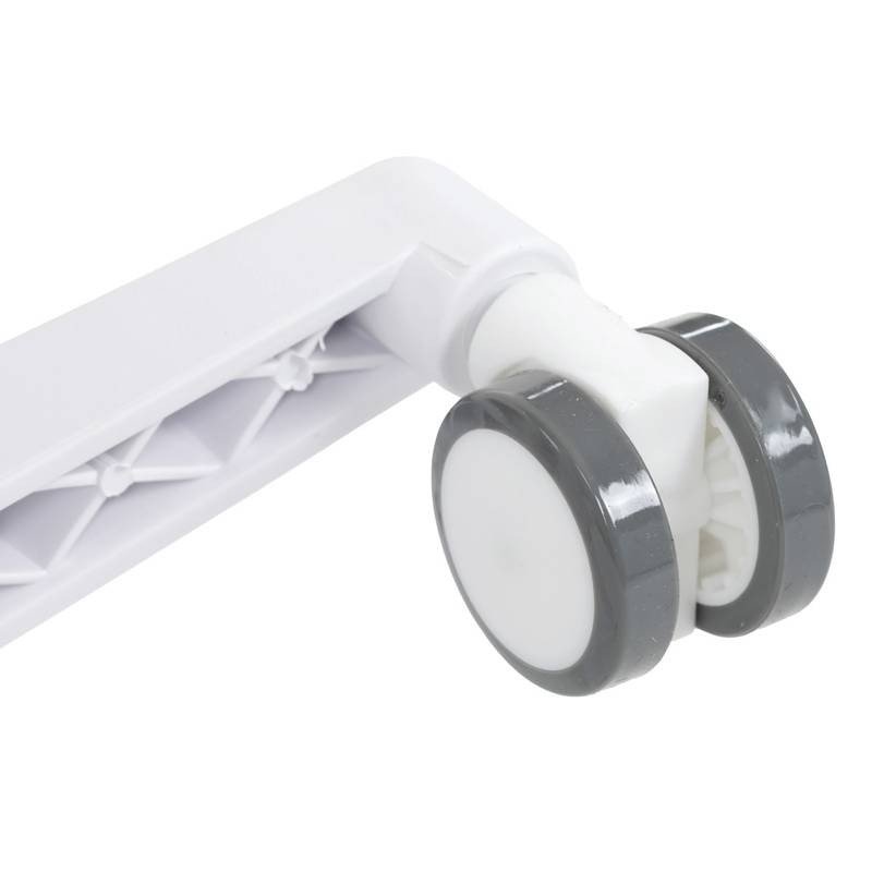 Autronic - Židle kancelářská, tmavě šedá síťovina MESH, bílý plast, plastový kříž - KA-S247 WT AKCE