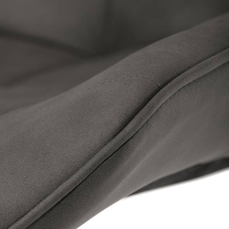 Autronic - Židle kancelářská, šedá látka v dekoru broušené kůže, černý kovový kříž - KA-V3120 GREY3 AKCE