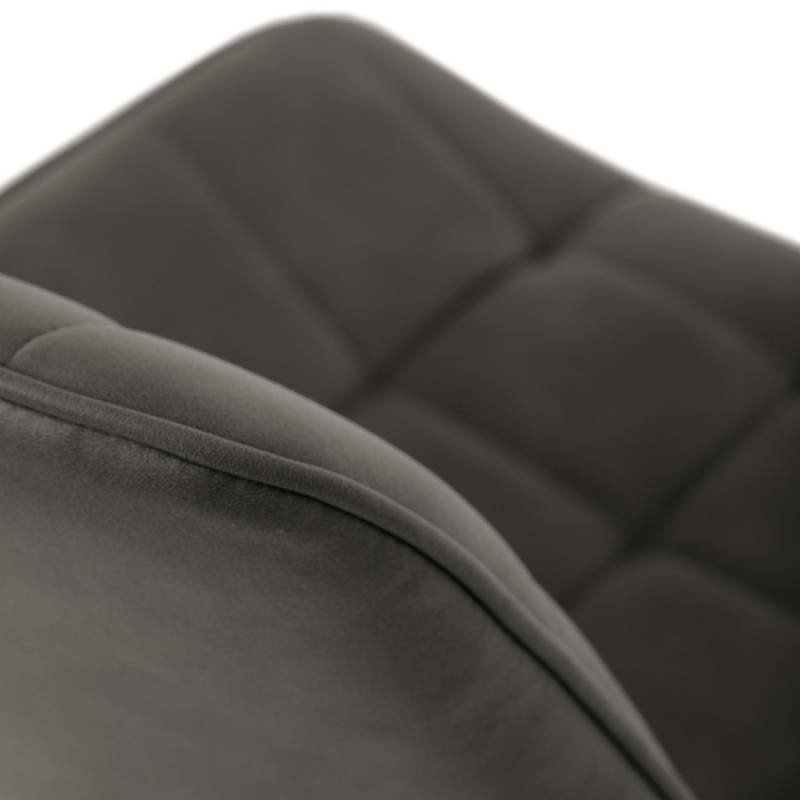 Autronic - Židle kancelářská, šedá látka v dekoru broušené kůže, černý kovový kříž - KA-V3120 GREY3 AKCE