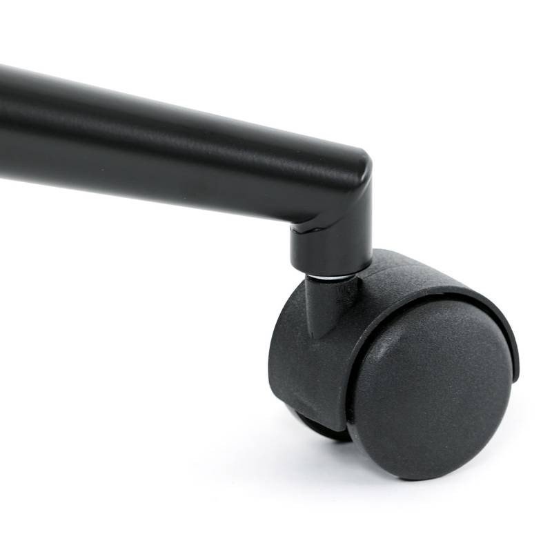 Autronic - Židle kancelářská, šedá látka v dekoru broušené kůže, černý kovový kříž - KA-V3120 GREY3 AKCE