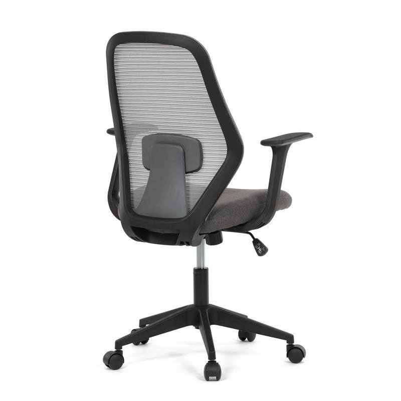 Autronic - Židle kancelářská, látka šedá, houpací mechanismus, kolečka pro tvrdé povrchy - KA-V3149 GREY AKCE