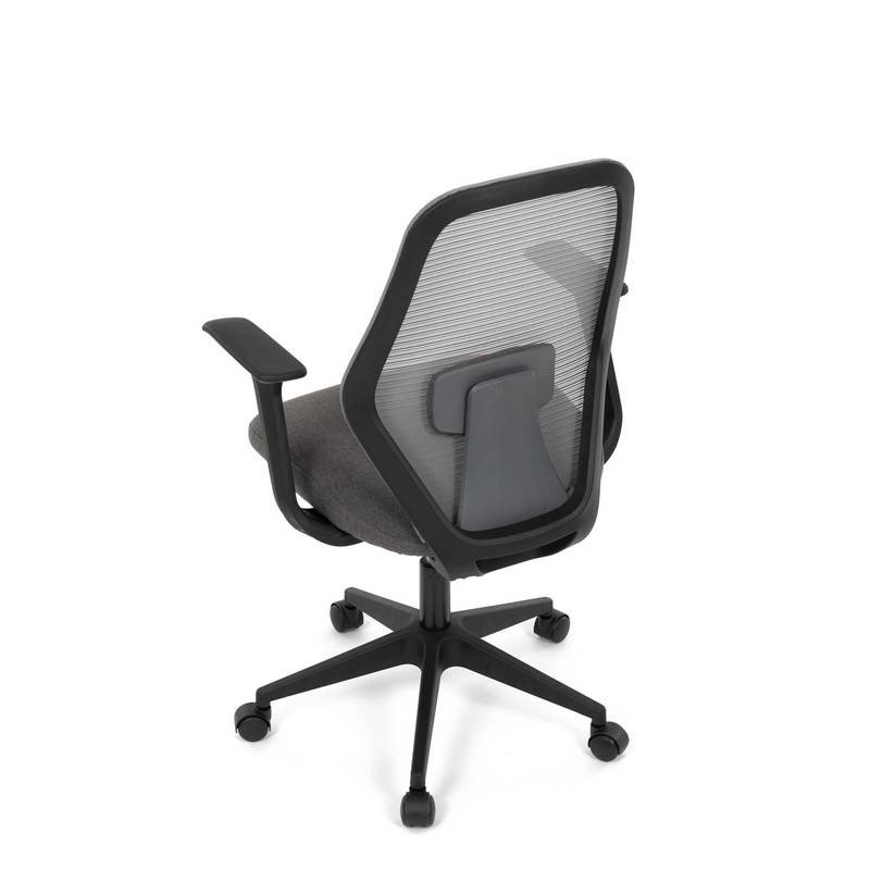Autronic - Židle kancelářská, látka šedá, houpací mechanismus, kolečka pro tvrdé povrchy - KA-V3149 GREY AKCE