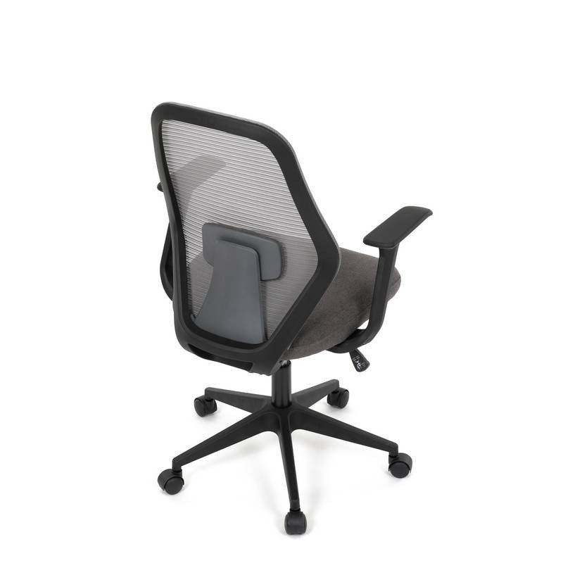 Autronic - Židle kancelářská, látka šedá, houpací mechanismus, kolečka pro tvrdé povrchy - KA-V3149 GREY AKCE