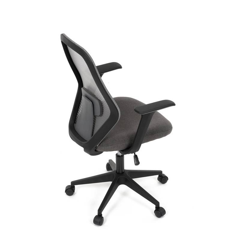 Autronic - Židle kancelářská, látka šedá, houpací mechanismus, kolečka pro tvrdé povrchy - KA-V3149 GREY AKCE