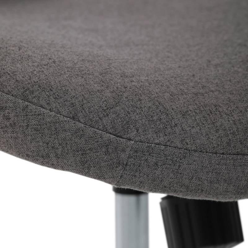 Autronic - Židle kancelářská, látka šedá, houpací mechanismus, kolečka pro tvrdé povrchy - KA-V3149 GREY AKCE