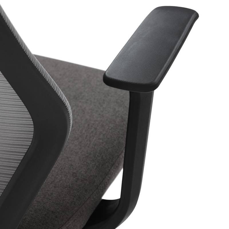 Autronic - Židle kancelářská, látka šedá, houpací mechanismus, kolečka pro tvrdé povrchy - KA-V3149 GREY AKCE