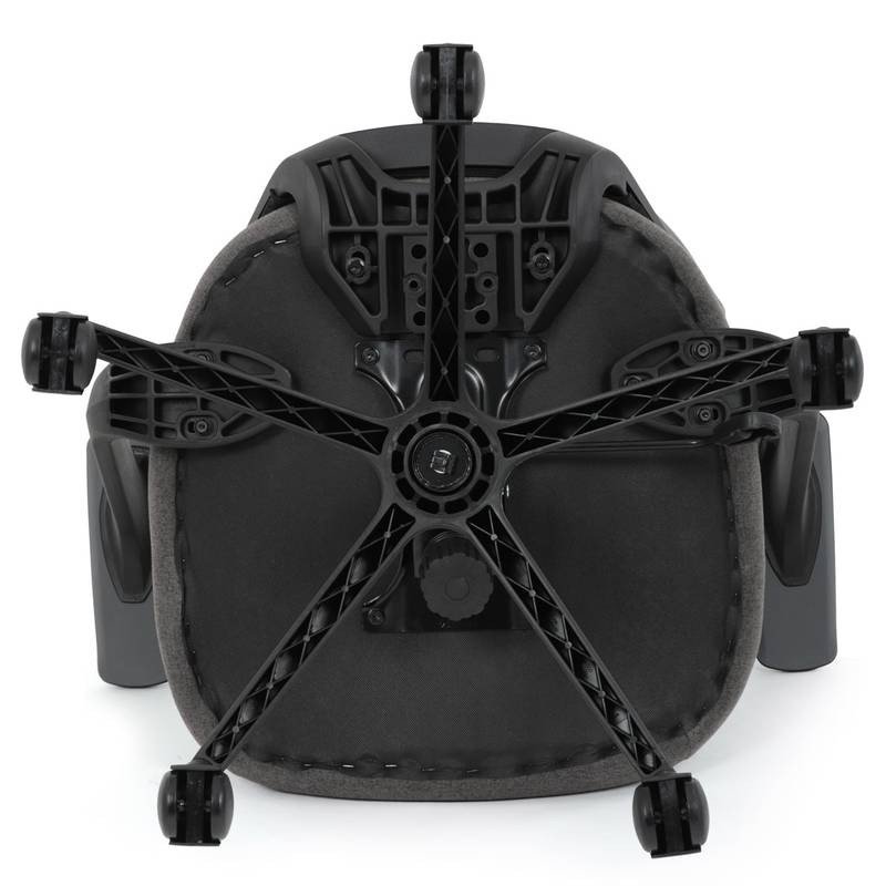 Autronic - Židle kancelářská, látka šedá, houpací mechanismus, kolečka pro tvrdé povrchy - KA-V3149 GREY AKCE