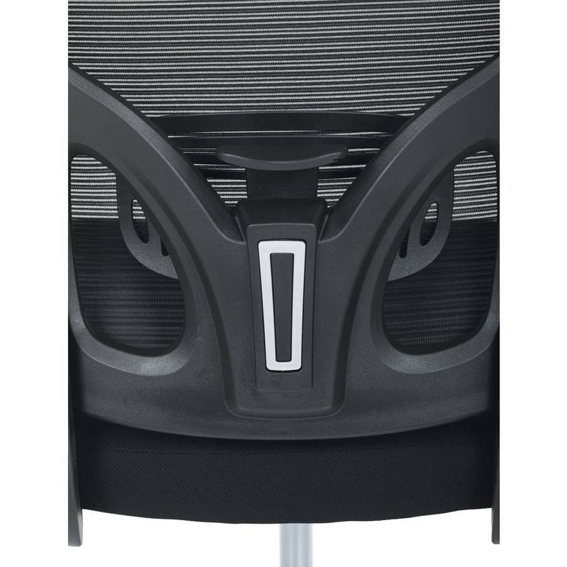 Autronic - Kancelářská židle, černý plast, černá látka, sklápěcí područky, kolečka pro tvrdé podlahy - KA-V317 BK