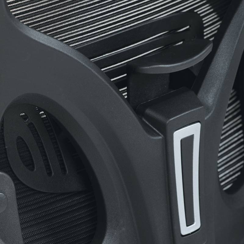 Autronic - Kancelářská židle, černý plast, černá látka, sklápěcí područky, kolečka pro tvrdé podlahy - KA-V317 BK