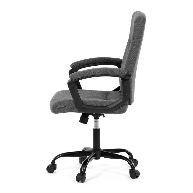 Autronic - Kancelářské křeslo, šedá látka, kovový kříž - KA-Y391 GREY2