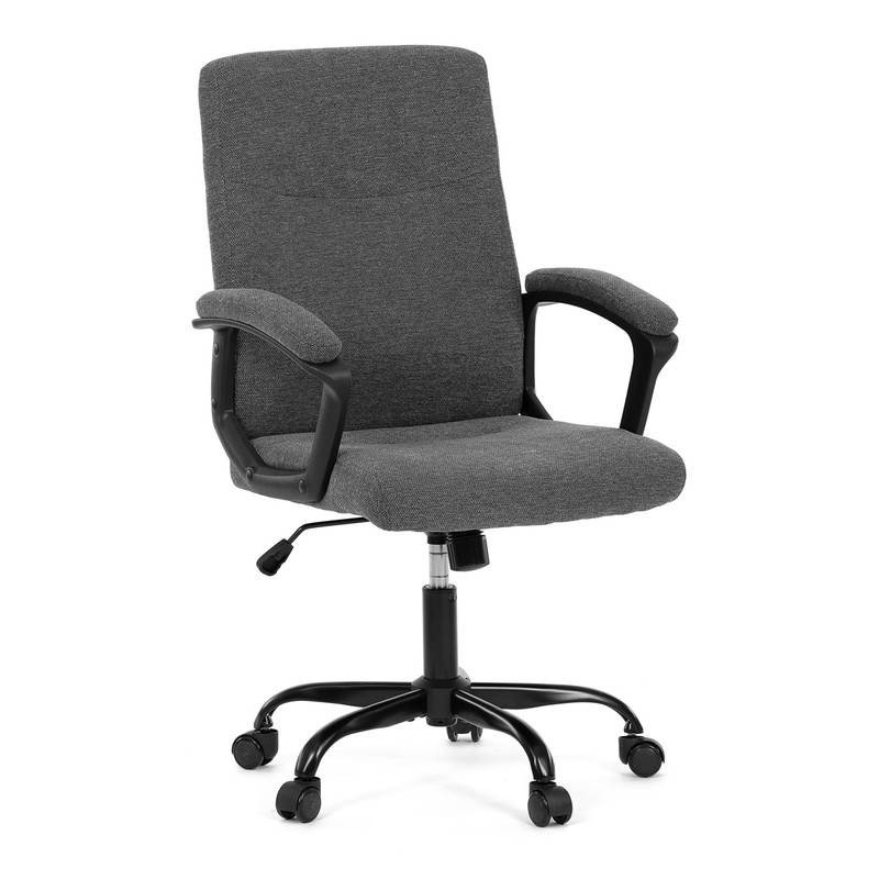 Autronic - Kancelářské křeslo, šedá látka, kovový kříž - KA-Y391 GREY2