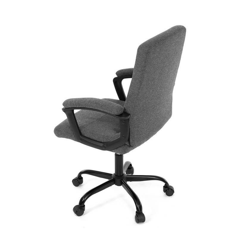 Autronic - Kancelářské křeslo, šedá látka, kovový kříž - KA-Y391 GREY2