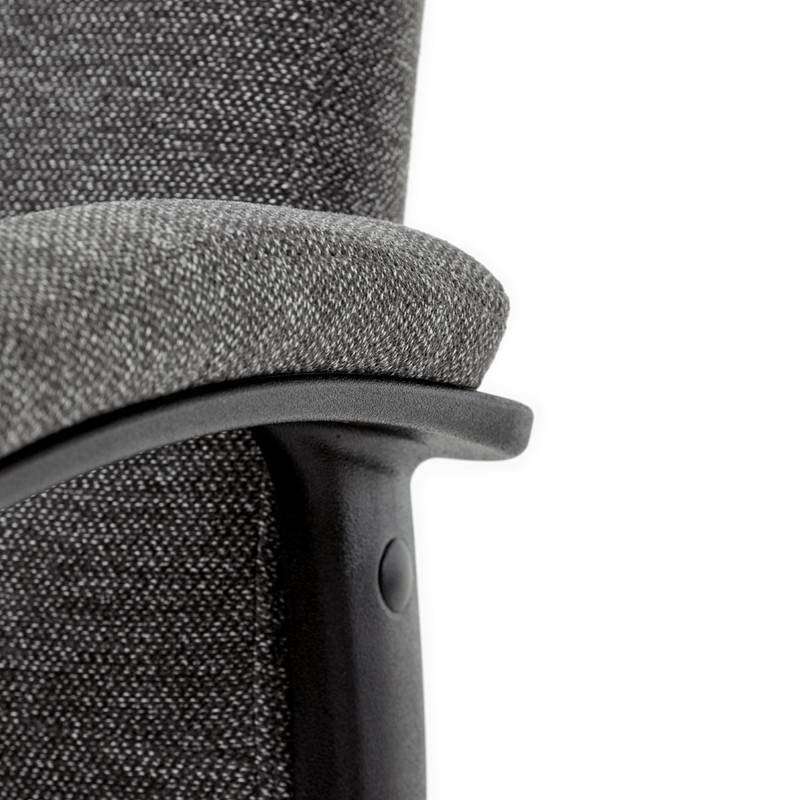 Autronic - Kancelářské křeslo, šedá látka, kovový kříž - KA-Y391 GREY2