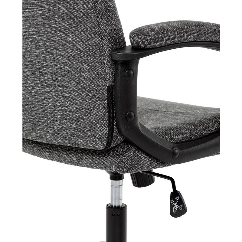 Autronic - Kancelářské křeslo, šedá látka, kovový kříž - KA-Y391 GREY2
