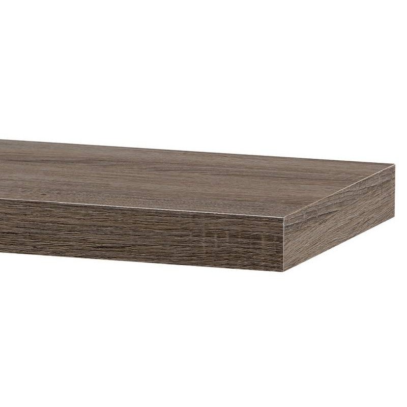 Autronic - Polička nástenná 60 cm, MDF, 3D dekor dub sonoma dark, baleno v ochranej fólii - P-001 SON2