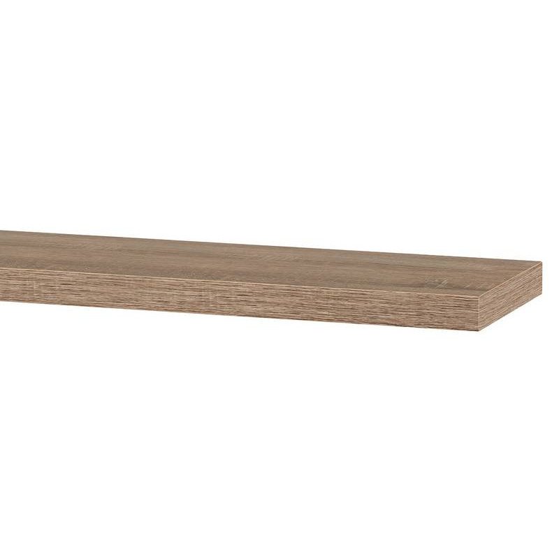 Autronic - Polička nástenná 120 cm, MDF, 3D dekor dub sonoma, baleno v ochranej fólii - P-002 SON1