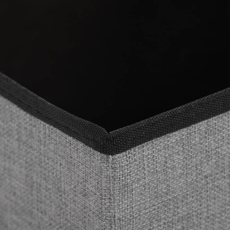 Autronic - Taburet s úložným prostorem, látka šedá - TAB-461 GREY2