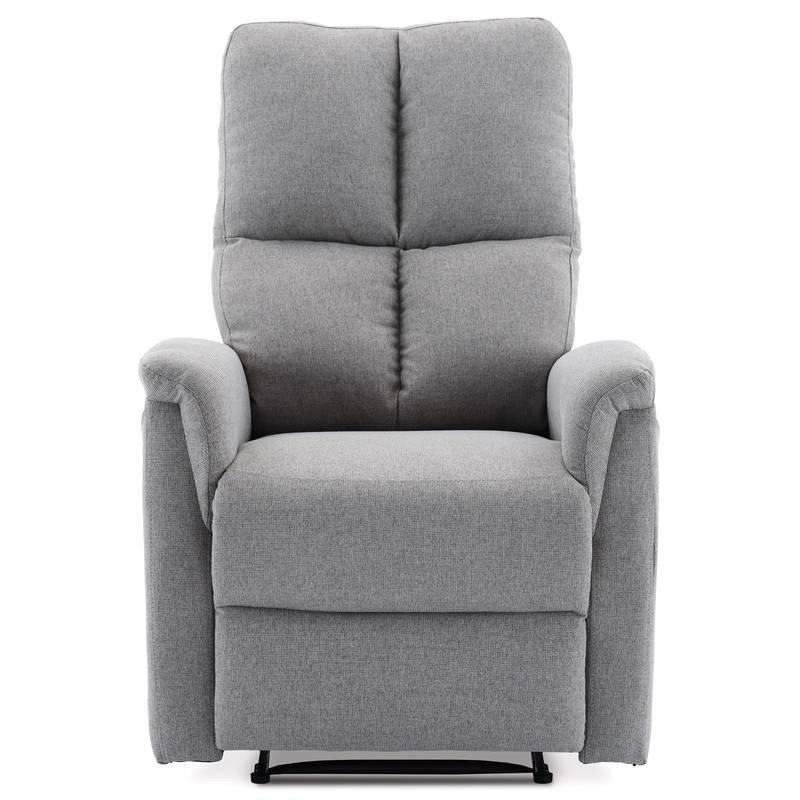 Autronic - Relaxační křeslo, manuální ovládání, světle šedá látka - TV-916 SIL2 AKCE Autronic - Relaxační křeslo, manuální ovládání, světle šedá látka - TV-916 SIL2 AKCE