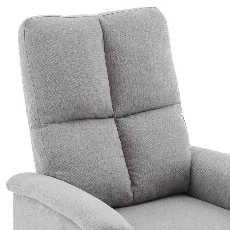 Autronic - Relaxační křeslo, manuální ovládání, světle šedá látka - TV-916 SIL2 AKCE Autronic - Relaxační křeslo, manuální ovládání, světle šedá látka - TV-916 SIL2 AKCE