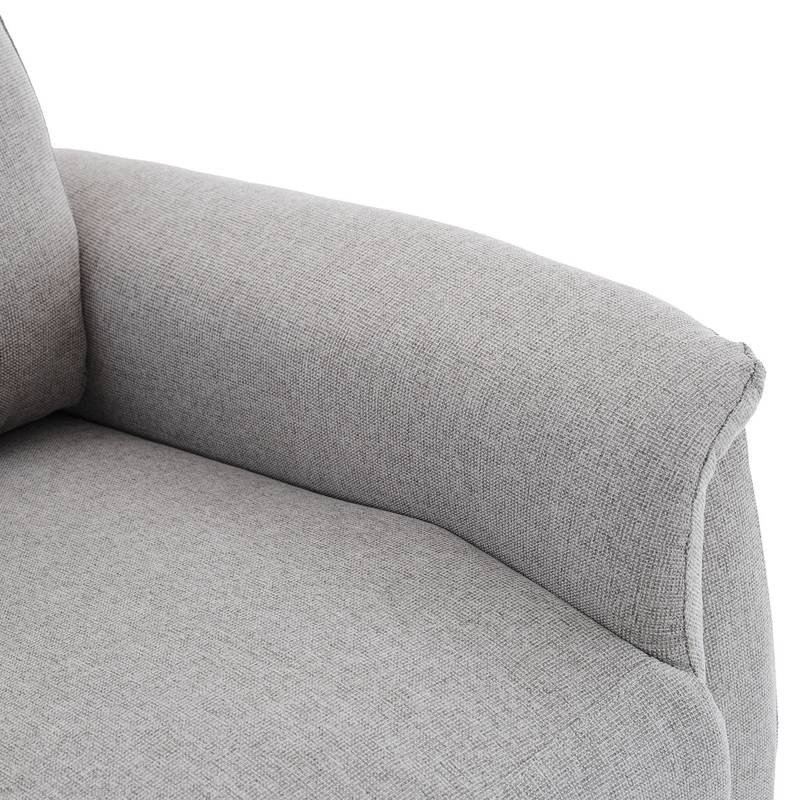 Autronic - Relaxační křeslo, manuální ovládání, světle šedá látka - TV-916 SIL2 AKCE Autronic - Relaxační křeslo, manuální ovládání, světle šedá látka - TV-916 SIL2 AKCE