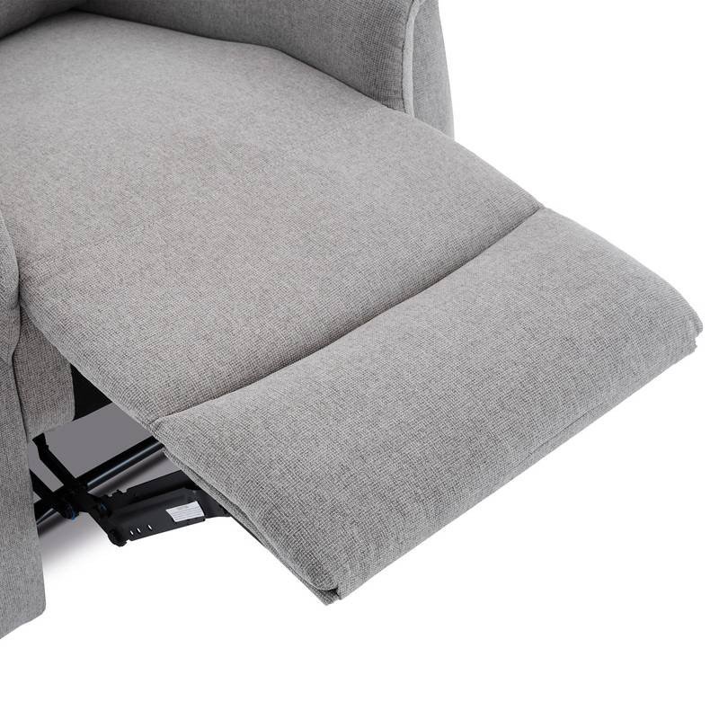 Autronic - Relaxační křeslo, manuální ovládání, světle šedá látka - TV-916 SIL2 AKCE Autronic - Relaxační křeslo, manuální ovládání, světle šedá látka - TV-916 SIL2 AKCE