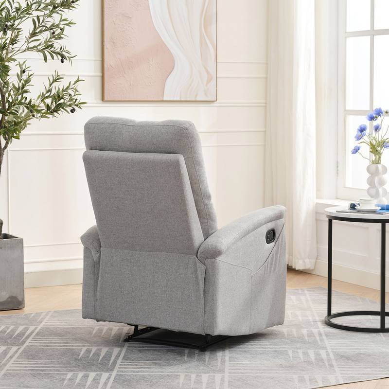 Autronic - Relaxační křeslo, manuální ovládání, světle šedá látka - TV-916 SIL2 AKCE Autronic - Relaxační křeslo, manuální ovládání, světle šedá látka - TV-916 SIL2 AKCE