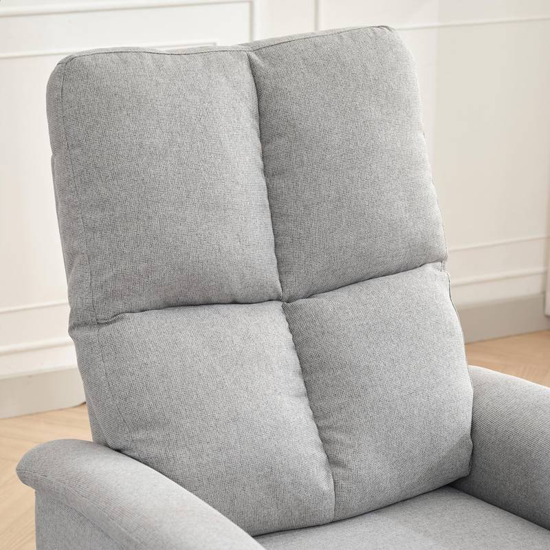 Autronic - Relaxační křeslo, manuální ovládání, světle šedá látka - TV-916 SIL2 AKCE Autronic - Relaxační křeslo, manuální ovládání, světle šedá látka - TV-916 SIL2 AKCE