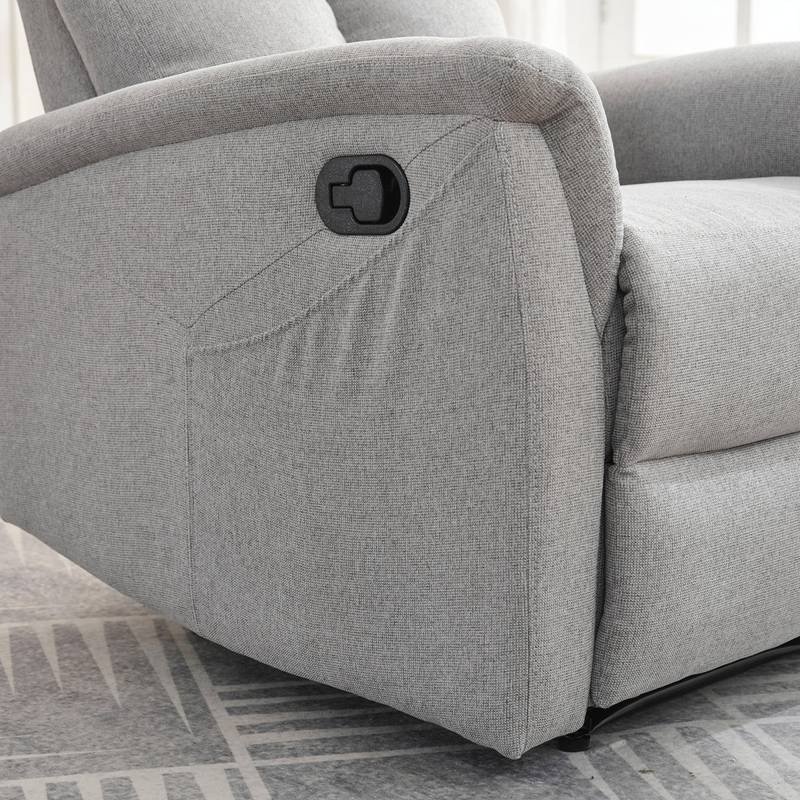 Autronic - Relaxační křeslo, manuální ovládání, světle šedá látka - TV-916 SIL2 AKCE Autronic - Relaxační křeslo, manuální ovládání, světle šedá látka - TV-916 SIL2 AKCE