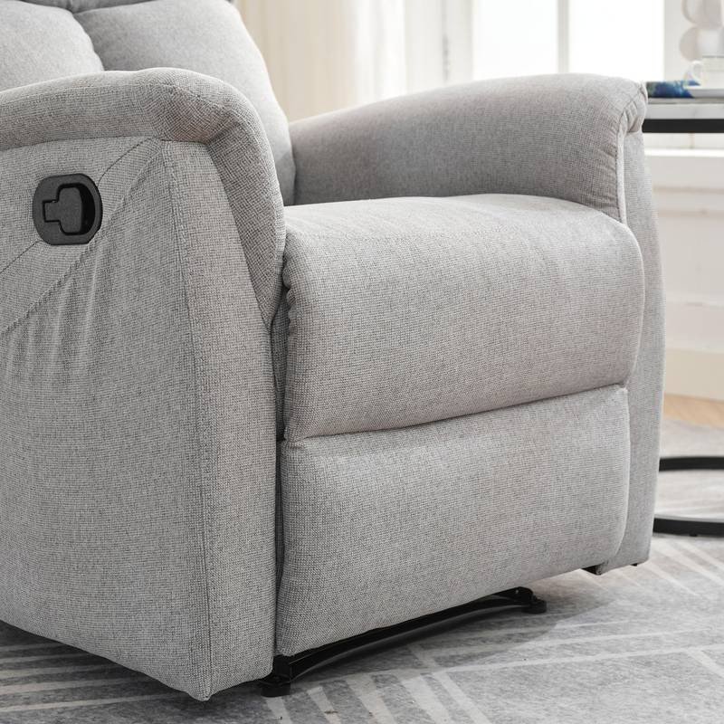 Autronic - Relaxační křeslo, manuální ovládání, světle šedá látka - TV-916 SIL2 AKCE Autronic - Relaxační křeslo, manuální ovládání, světle šedá látka - TV-916 SIL2 AKCE