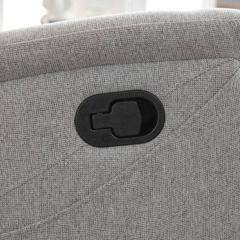 Autronic - Relaxační křeslo, manuální ovládání, světle šedá látka - TV-916 SIL2 AKCE Autronic - Relaxační křeslo, manuální ovládání, světle šedá látka - TV-916 SIL2 AKCE