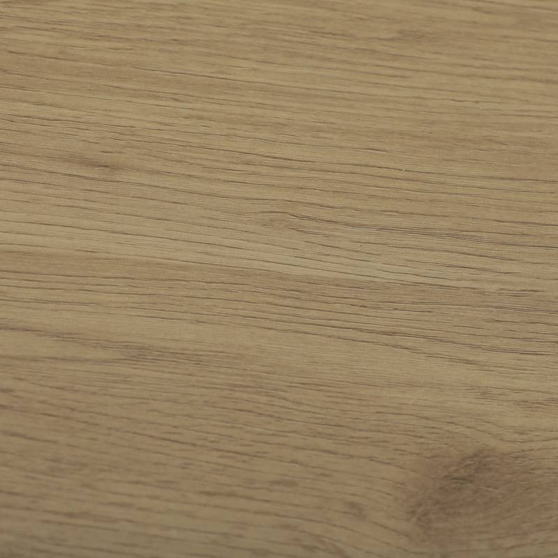 Autronic - Stůl pracovní s regálem, MDF, dekor dub, černý kov - GD-512 OAK AKCE NOVINKA