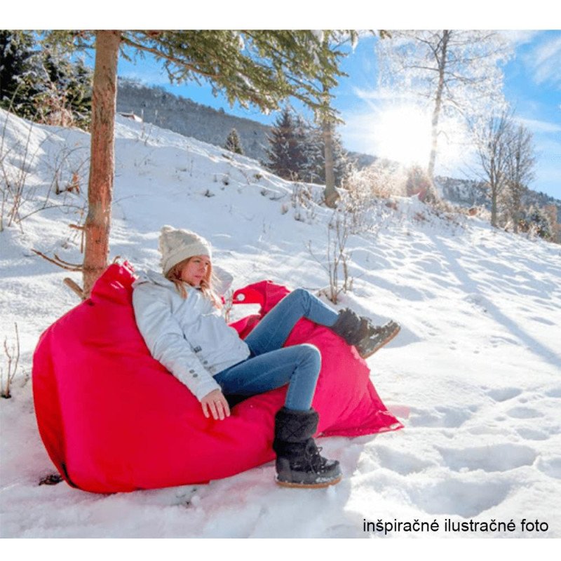 Kondela Nafukovací sedací vak/lazy bag, modrá, LEBAG