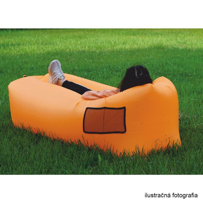 Kondela Nafukovací sedací vak/lazy bag, modrá, LEBAG