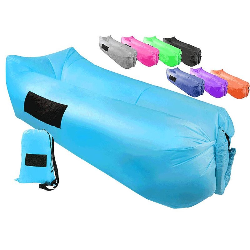 Kondela Nafukovací sedací vak/lazy bag, modrá, LEBAG