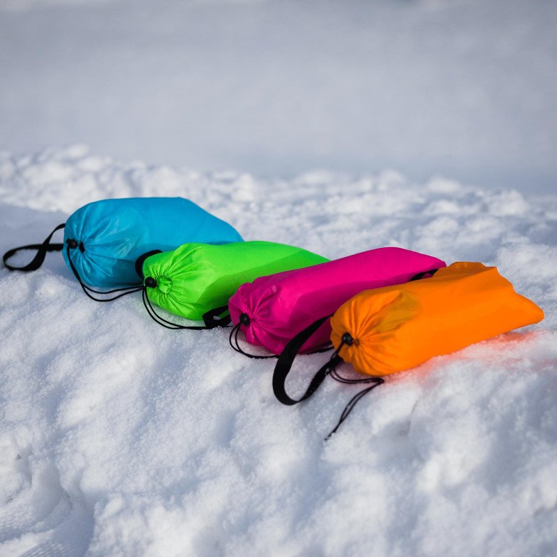 Kondela Nafukovací sedací vak/lazy bag, modrá, LEBAG