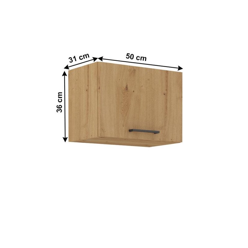 Kondela Horná skrinka, dub artisan, MONRO 50 GU-36 1F