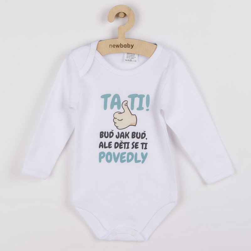 Body s potlačou New Baby Tati, ... děti se ti povedly