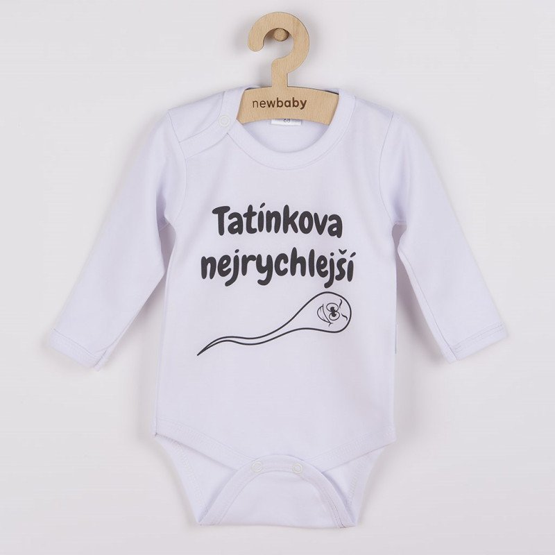 Body s potlačou New Baby Tatínkova nejrychlejší