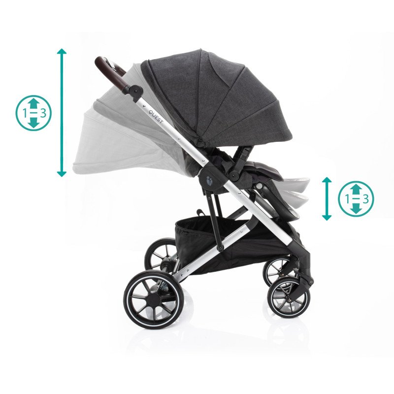 Kočík Quest, Vulcan Black/Silver