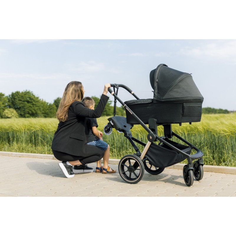 Skejtík ku kočíku Segboard 2, Black
