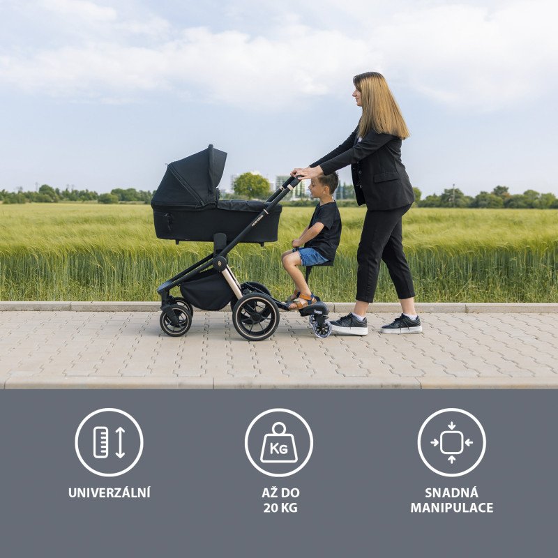 Sedátko ku skejtíku Segboard 2, Black