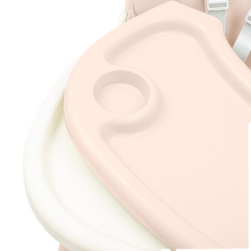 Jedálenská stolička Baby Mix Nora dusty pink