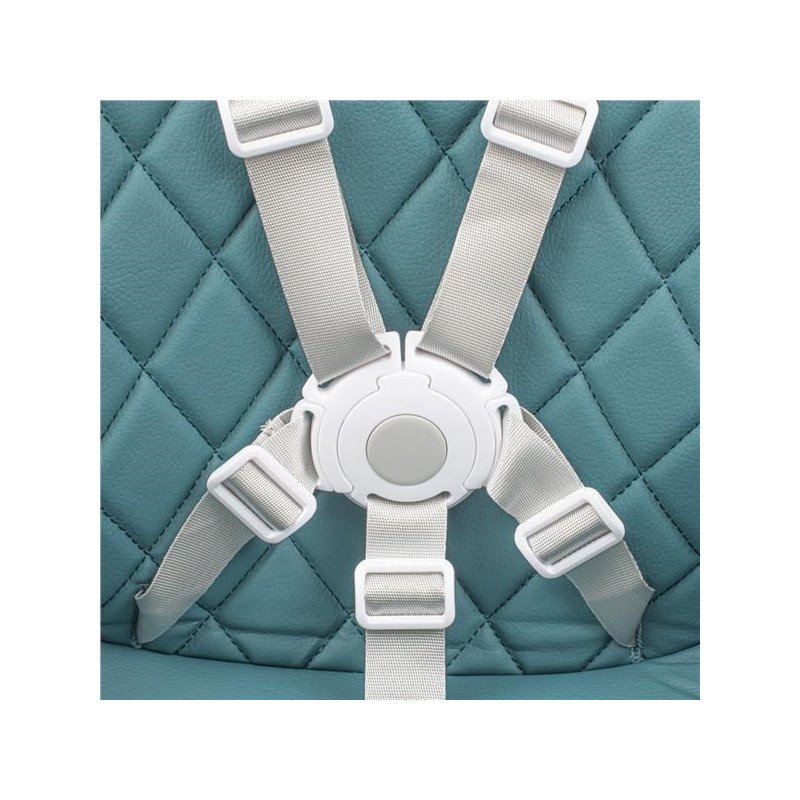 Jedálenská stolička Baby Mix Freja wooden dusty green