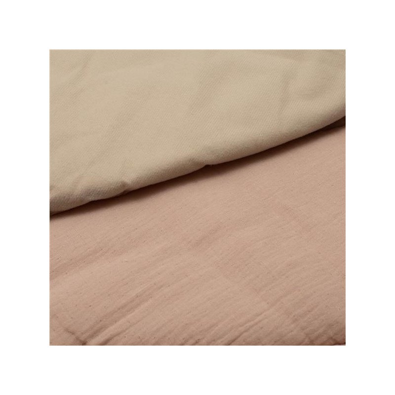Mušelínová hracia deka New Baby Leaf beige